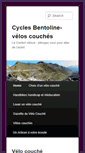 Mobile Screenshot of cycles-bentoline.com